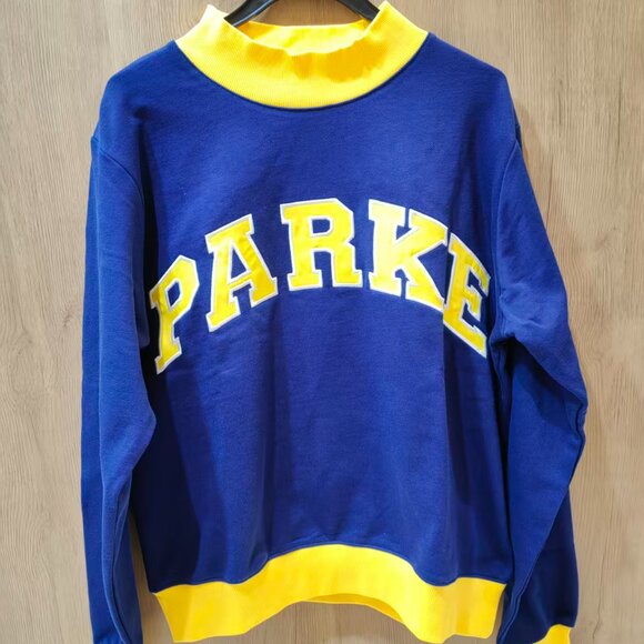 parke Tops - Parke Women's Yellow Crew Neck Sweater